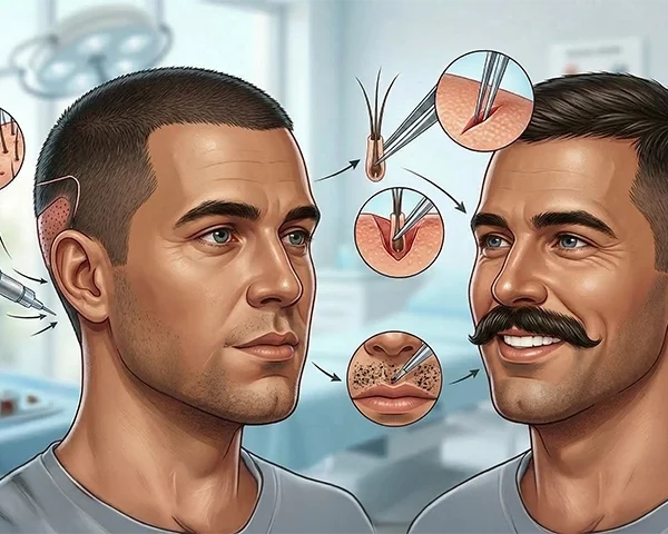 Moustache Transplant in Turkey