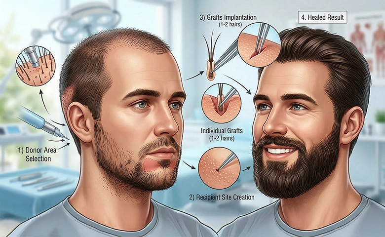 Beard Transplant in Turkey