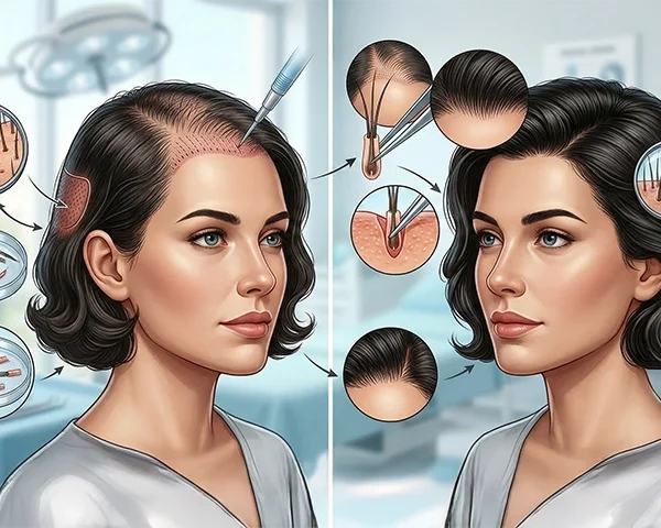 زراعة الشعر للنساء