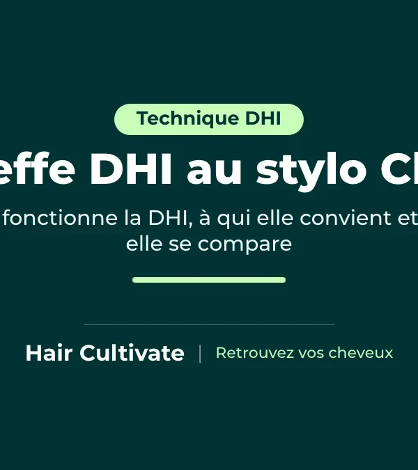 Greffe de cheveux DHI à Istanbul : implantation des greffons avec un stylo Choi