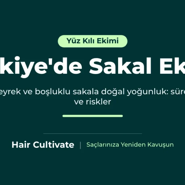 Türkiye'de sakal ekimi: FUE ile alınan greftlerin sakal bölgesine yerleştirilmesi