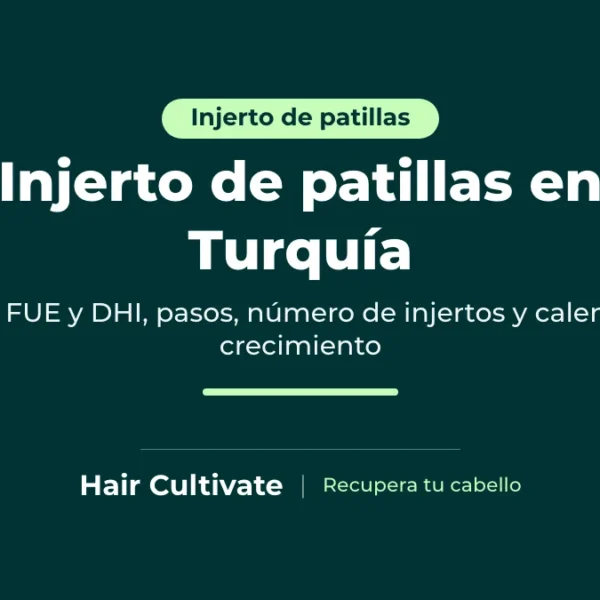 Injerto de patillas en Turquía para rellenar patillas finas o irregulares con técnica FUE
