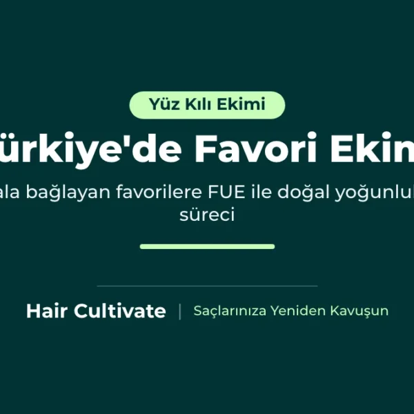 Türkiye'de favori ekimi: FUE greftleriyle saçı sakala bağlayan doğal favoriler