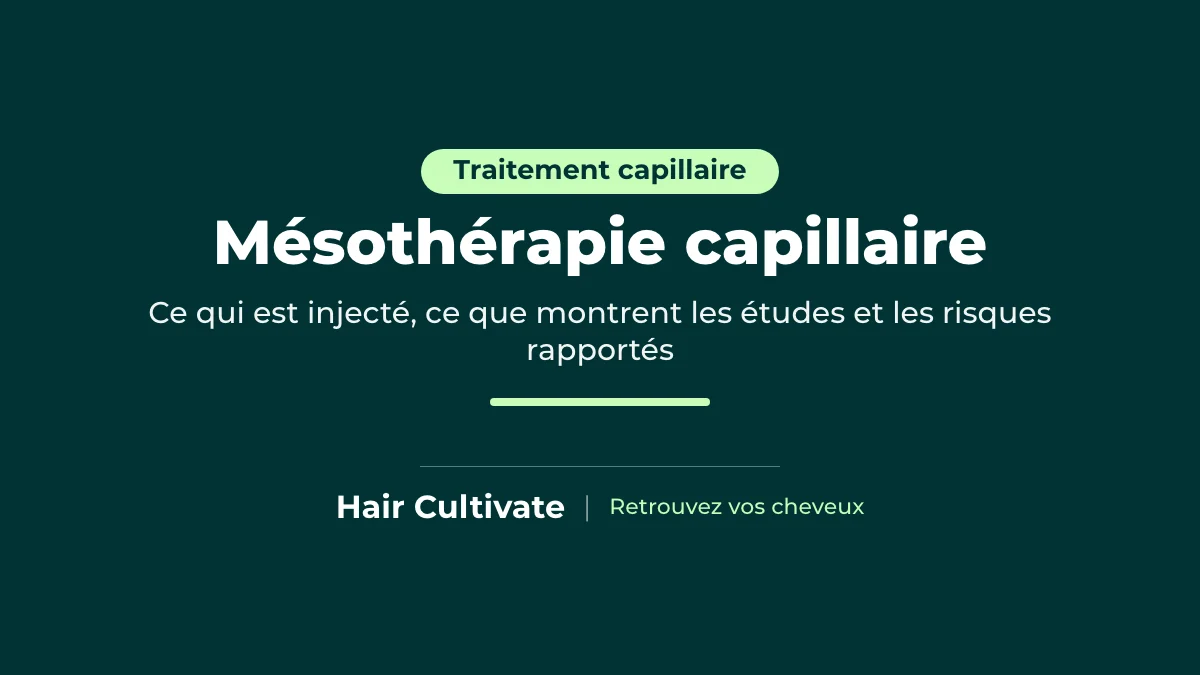 Mésothérapie capillaire en Turquie : micro injections dans le cuir chevelu