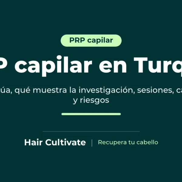PRP capilar en Turquía: plasma rico en plaquetas de su propia sangre inyectado en el cuero cabelludo