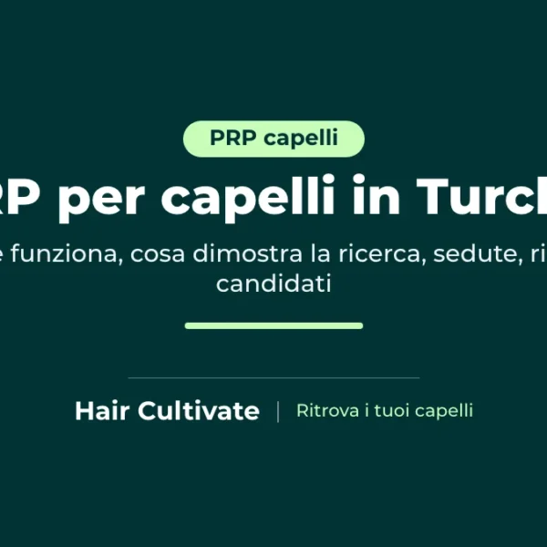 PRP per capelli in Turchia: iniezioni di plasma ricco di piastrine nel cuoio capelluto