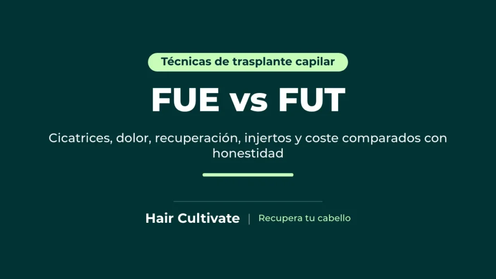 Comparación FUE vs FUT en trasplante capilar: cicatrices donantes y obtención de injertos