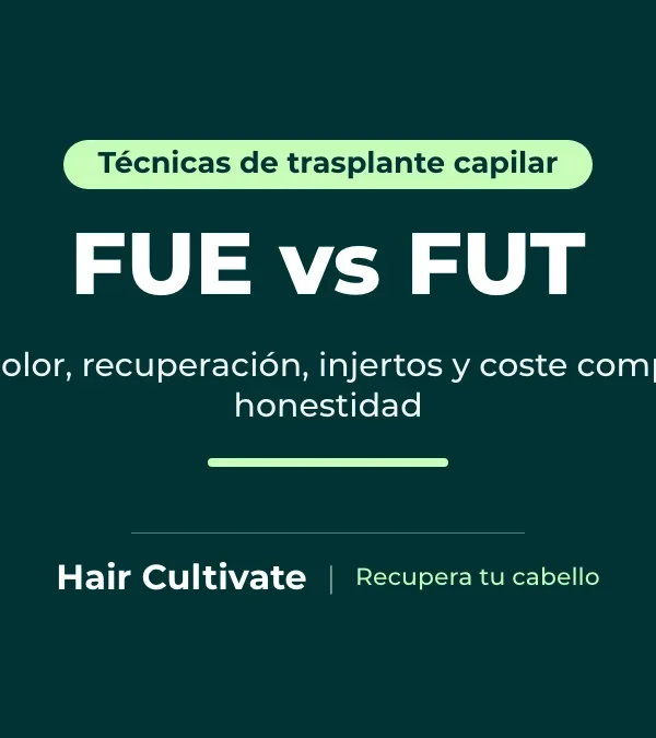 Comparación FUE vs FUT en trasplante capilar: cicatrices donantes y obtención de injertos
