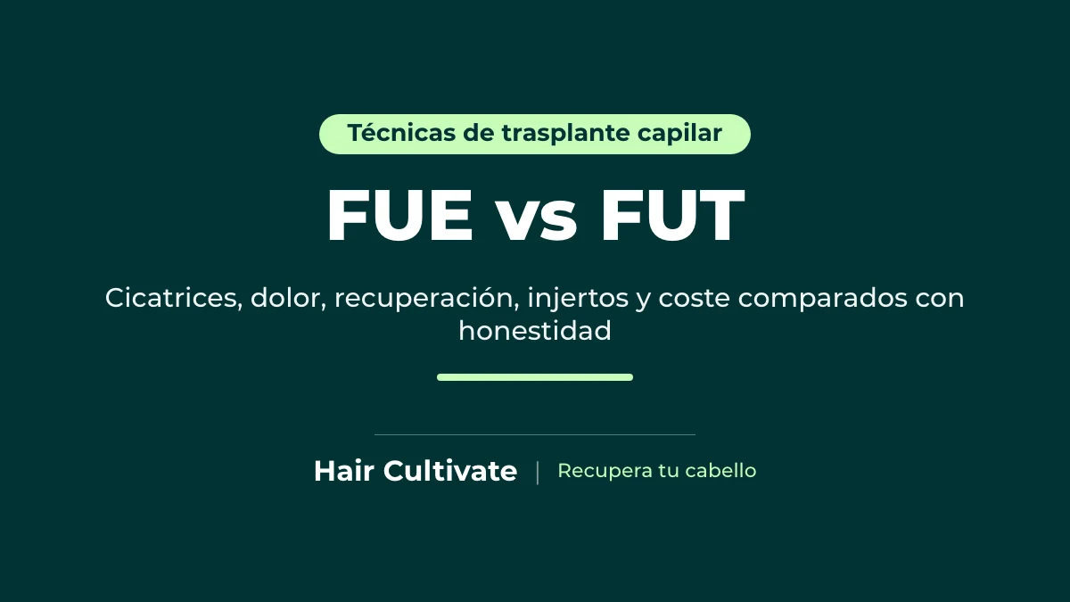 Comparación FUE vs FUT en trasplante capilar: cicatrices donantes y obtención de injertos