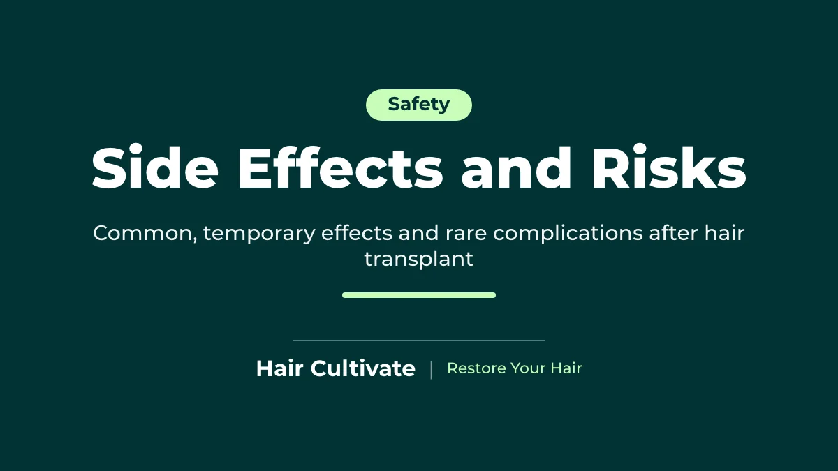 Hair transplant side effects and rare complications explained