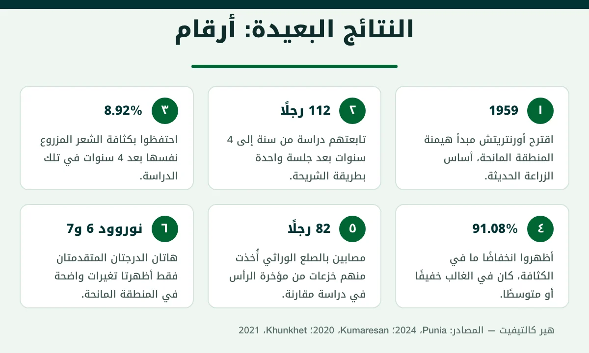 هل زراعة الشعر دائمة: أرقام مهمة من الدراسات طويلة الأمد
