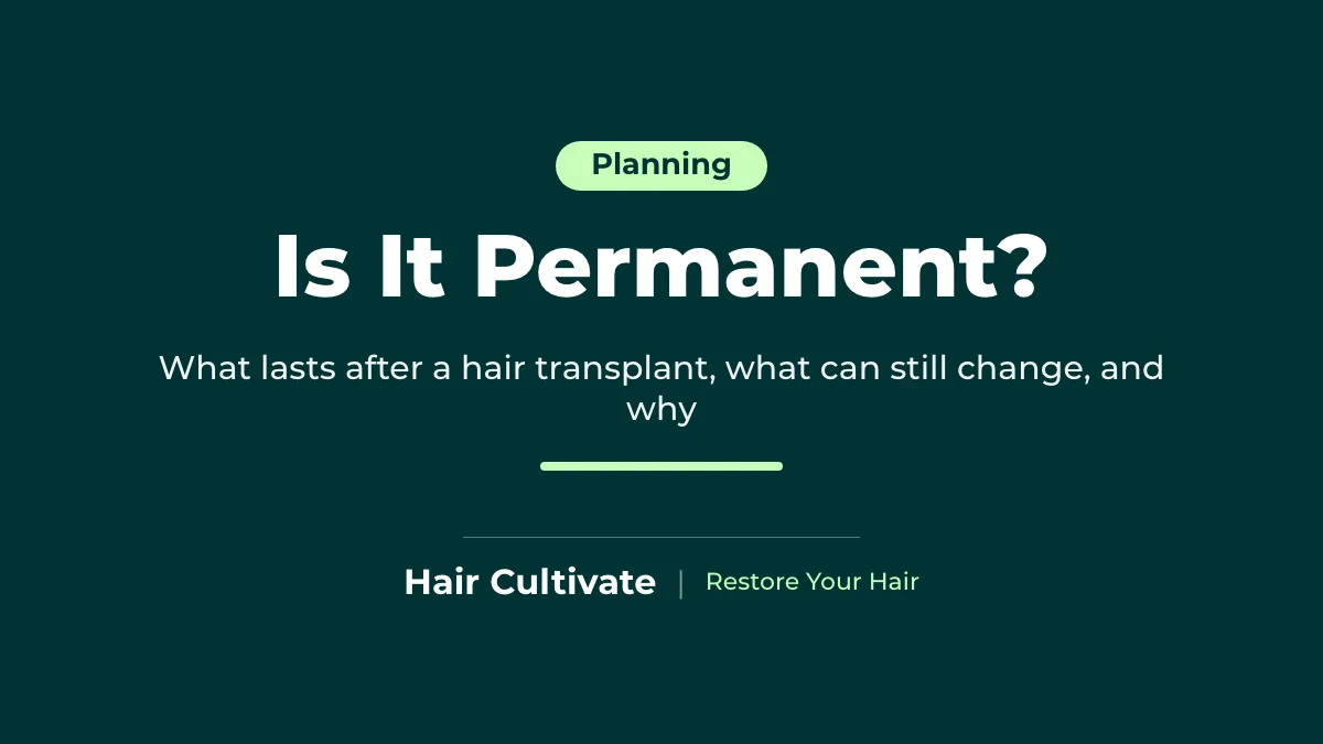 Is a hair transplant permanent? Long term results explained