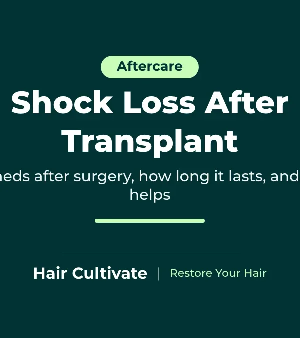 Shock loss after hair transplant: temporary shedding and regrowth guide