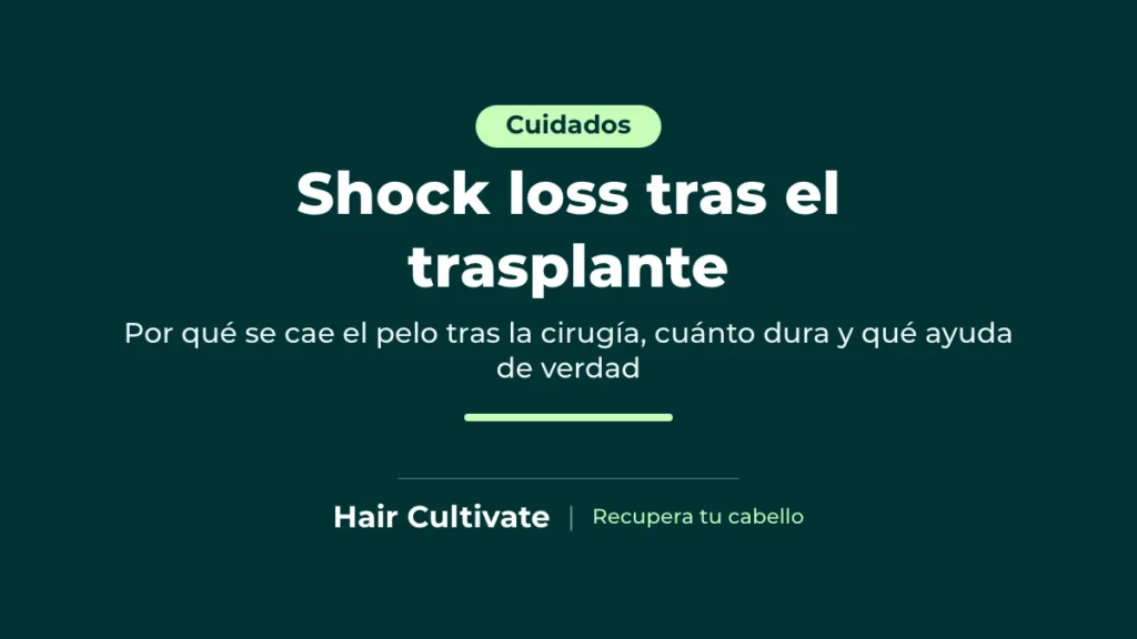 Shock loss después del trasplante capilar: guía sobre la caída temporal y el nuevo crecimiento