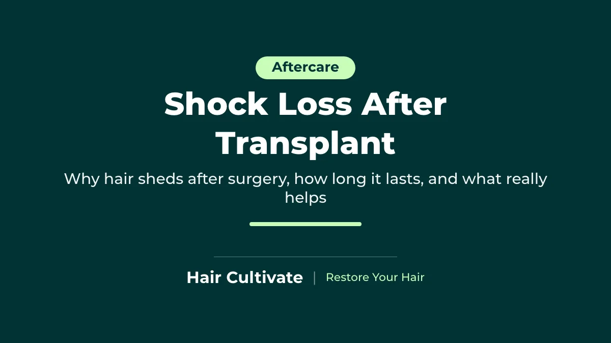 Shock loss after hair transplant: temporary shedding and regrowth guide